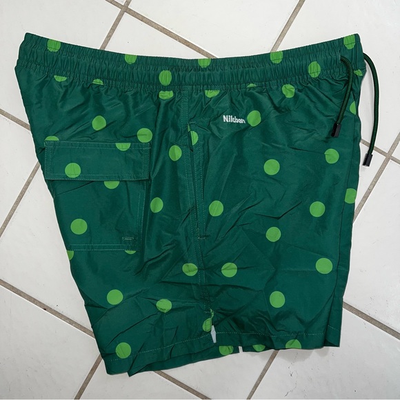 Nikben Green Dot Swim Shorts Men’s XL - Picture 7 of 10